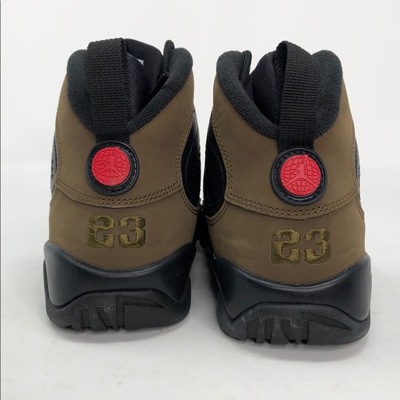 Nike Air Jordan 9 Retro (GS) Olive HV4574-030 Youth Sneakers - Size 4y